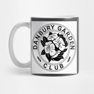 Danbury Garden Club logo- black and white Mug